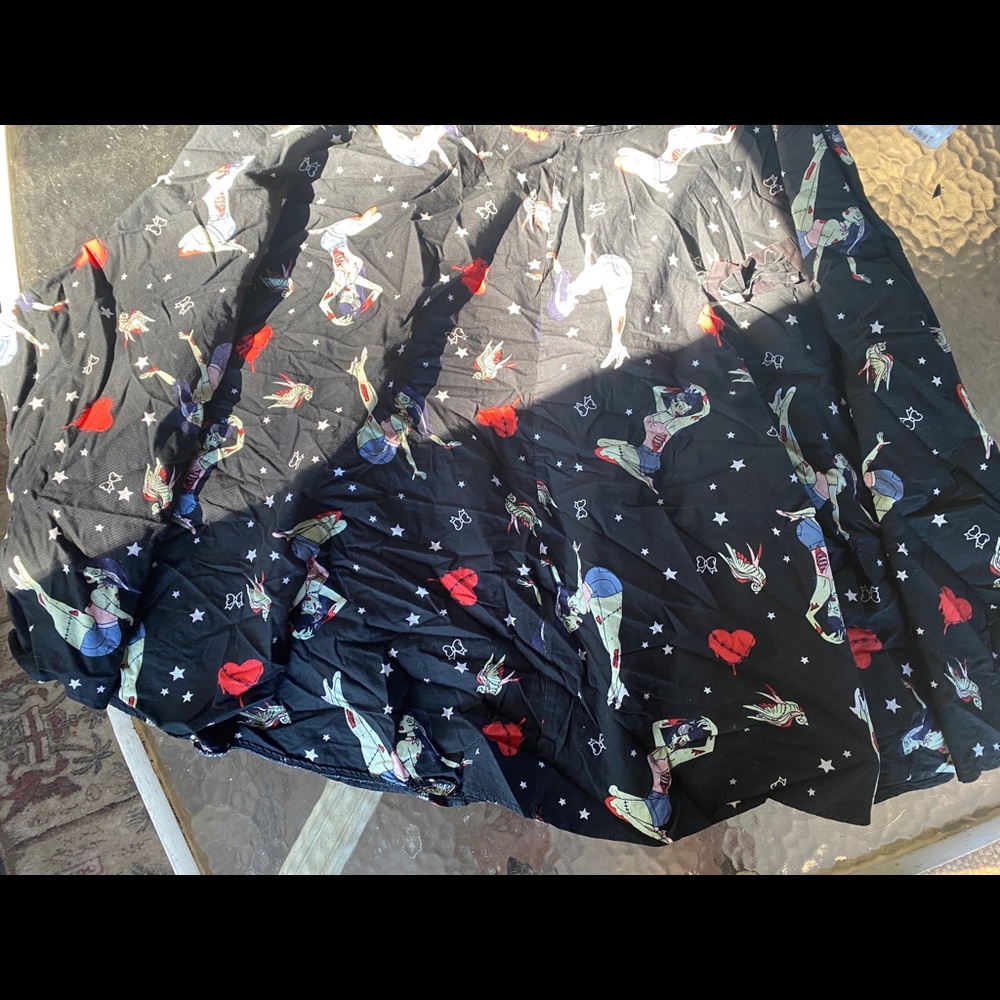 Pinup Zombie Circle Skirt Hell Bunny